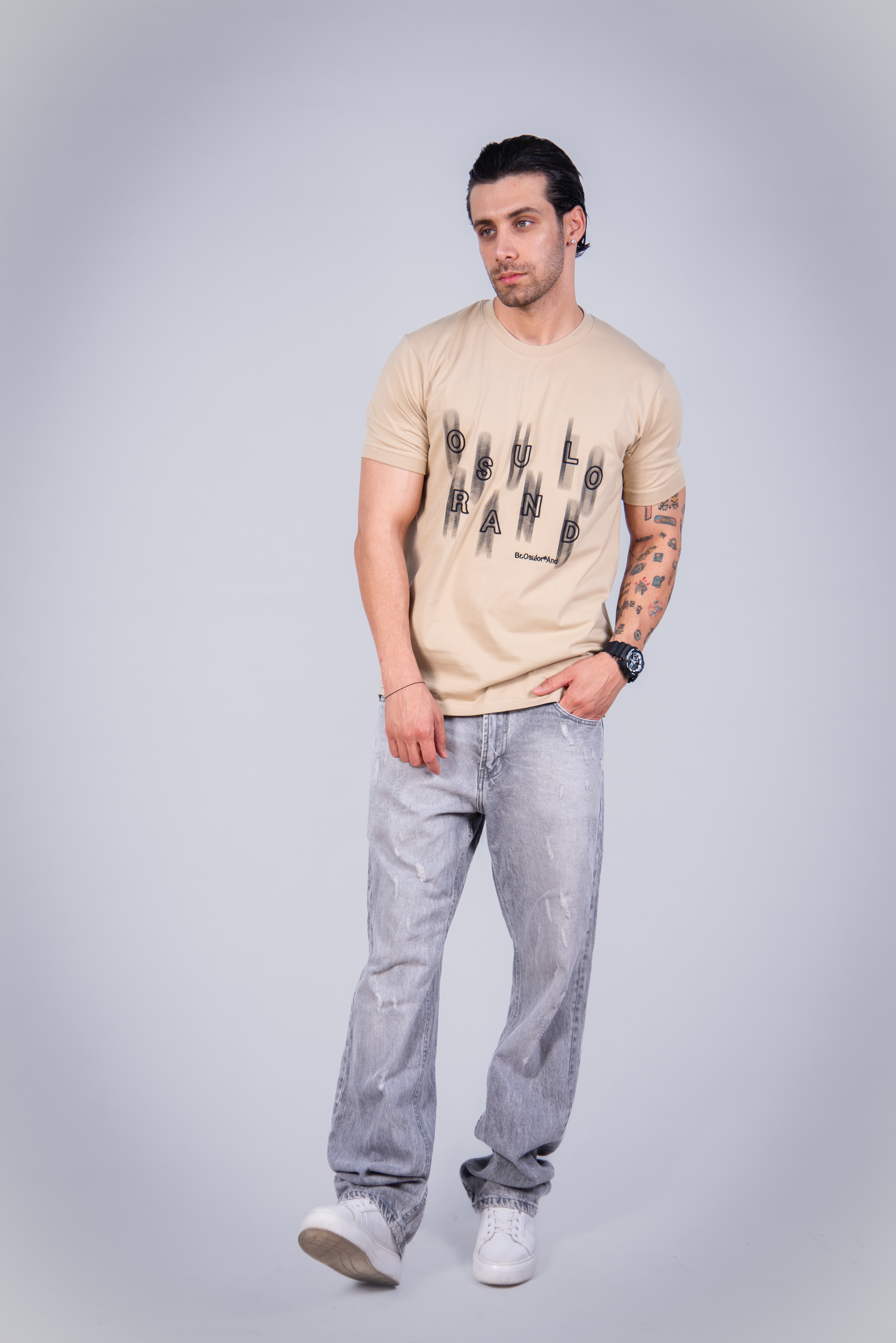 تیشرت مفیت مردانه BR.OSLUR
